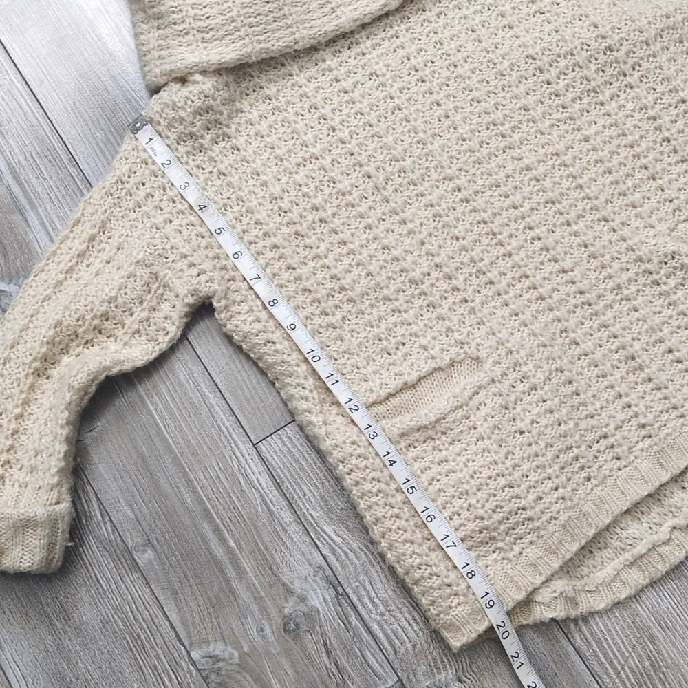 Vero Moda Cream Cowl Neck Textured Knit Sweater S - Picture 4 of 7
